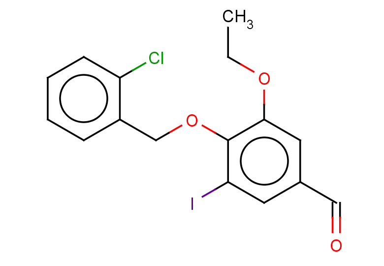 4-[(2-CHLOROBENZYL)OXY]-3-ETHOXY-5-IODOBENZALDEHYDE