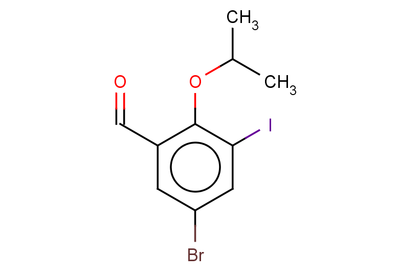 5-BROMO-3-IODO-2-ISOPROPOXYBENZALDEHYDE