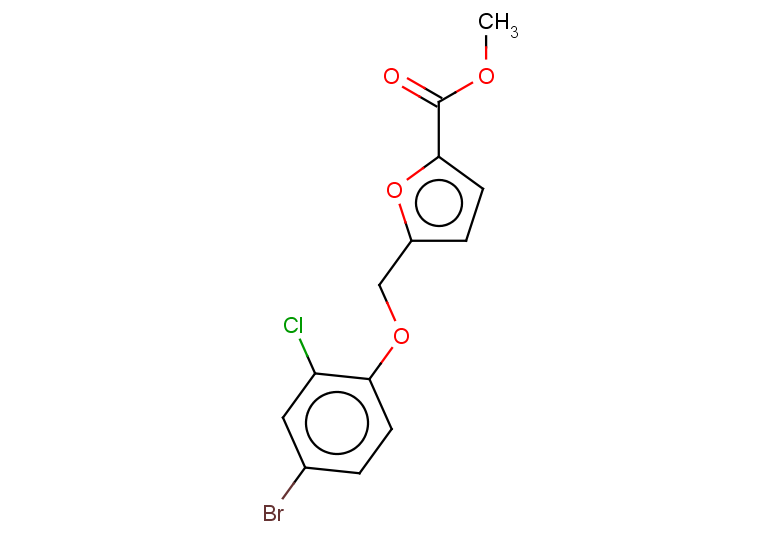 5-(4-BROMO-2-CHLORO-PHENOXYMETHYL)-FURAN-2-CARBOXYLIC ACID METHYL ESTER