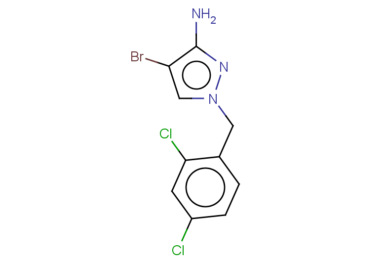 4-bromo-1-[(2,4-dichlorophenyl)methyl]-1H-pyrazol-3-amine