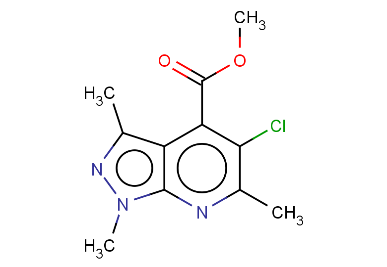 METHYL 5-CHLORO-1,3,6-TRIMETHYL-1H-PYRAZOLO[3,4-B]PYRIDINE-4-CARBOXYLATE