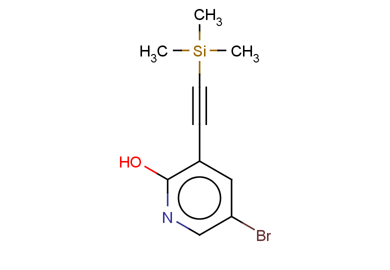 5-bromo-3-[2-(trimethylsilyl)ethynyl]pyridin-2-ol
