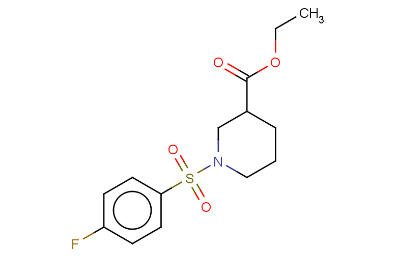 1-(4-FLUORO-BENZENESULFONYL)-PIPERIDINE-3-CARBOXYLIC ACID ETHYL ESTER