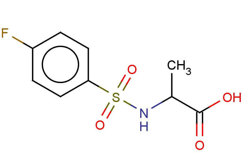 2-(4-fluorobenzenesulfonamido)propanoic acid