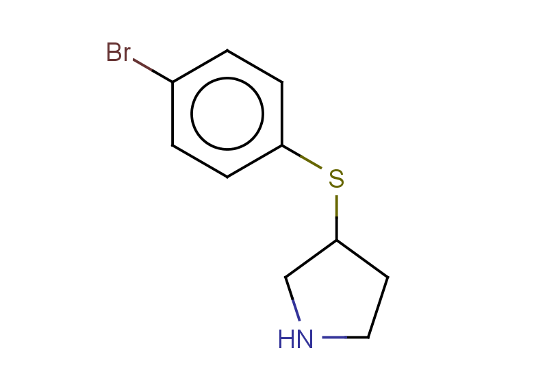 3-[(4-bromophenyl)sulfanyl]pyrrolidine