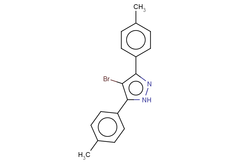 4-bromo-3,5-bis(4-methylphenyl)-1H-pyrazole