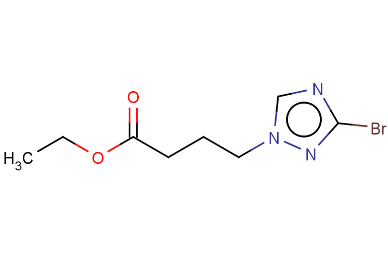ethyl 4-(3-bromo-1H-1,2,4-triazol-1-yl)butanoate