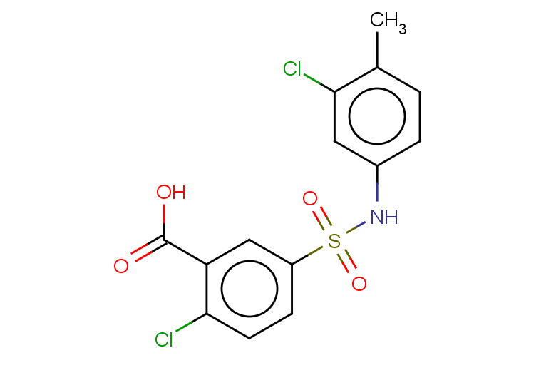 2-chloro-5-[(3-chloro-4-methylphenyl)sulfamoyl]benzoic acid