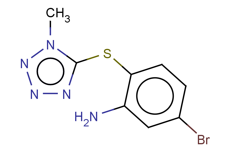 5-bromo-2-[(1-methyl-1H-1,2,3,4-tetrazol-5-yl)sulfanyl]aniline