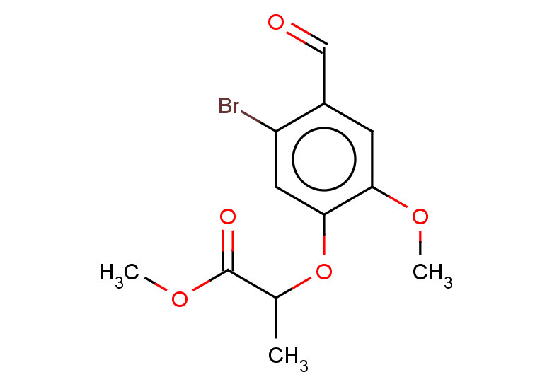 methyl 2-(5-bromo-4-formyl-2-methoxyphenoxy)propanoate