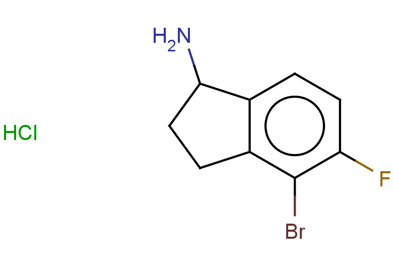 4-bromo-5-fluoro-2,3-dihydro-1H-inden-1-amine hydrochloride