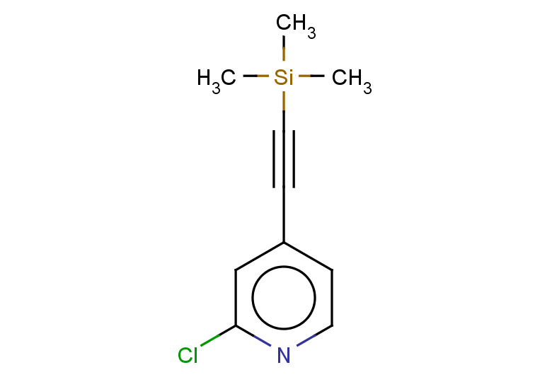 2-chloro-4-[2-(trimethylsilyl)ethynyl]pyridine