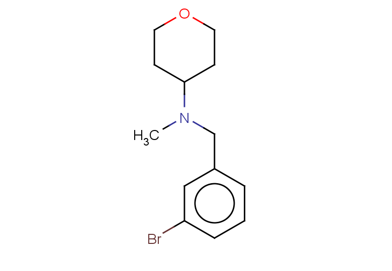 N-[(3-bromophenyl)methyl]-N-methyloxan-4-amine