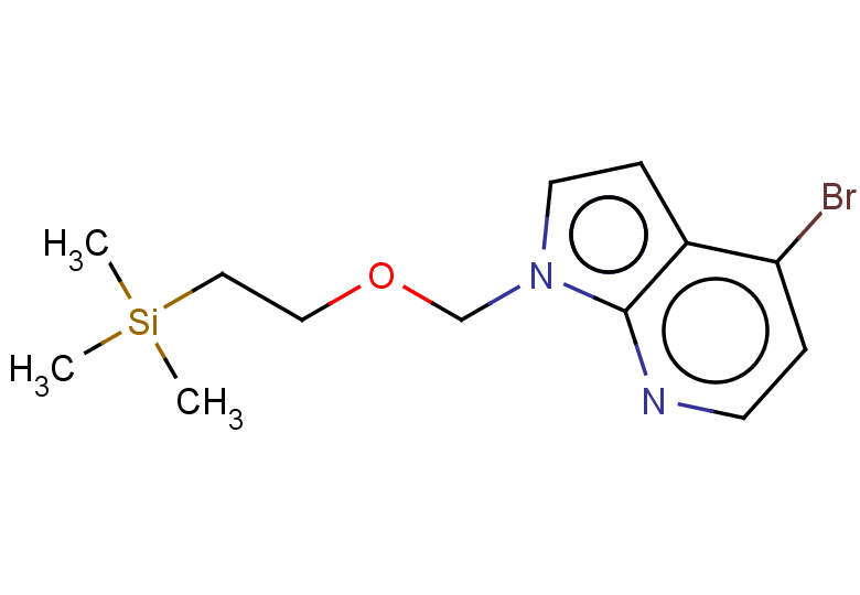 4-bromo-1-{[2-(trimethylsilyl)ethoxy]methyl}-1H-pyrrolo[2,3-b]pyridine