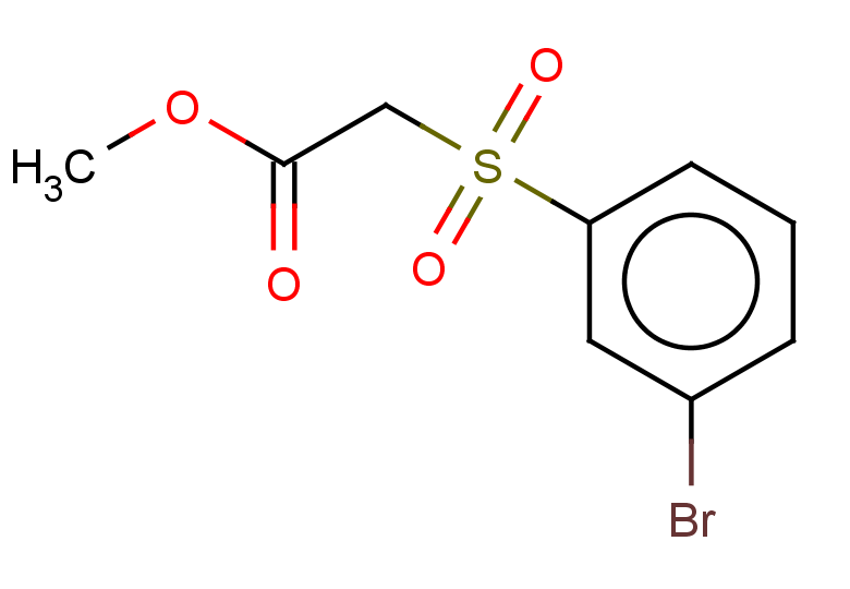 methyl 2-(3-bromobenzenesulfonyl)acetate