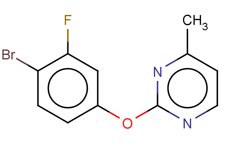 2-(4-bromo-3-fluorophenoxy)-4-methylpyrimidine
