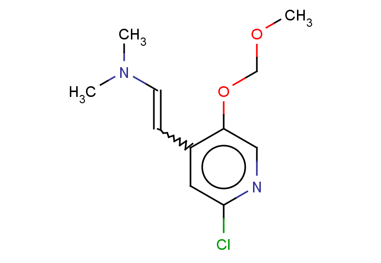 {2-[2-chloro-5-(methoxymethoxy)pyridin-4-yl]ethenyl}dimethylamine