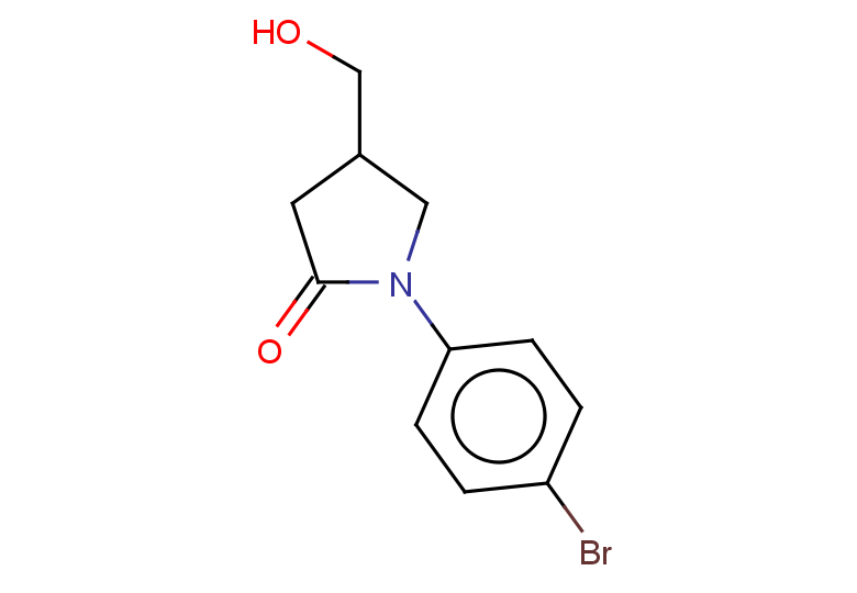 1-(4-bromophenyl)-4-(hydroxymethyl)pyrrolidin-2-one