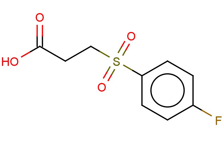 3-(4-fluorobenzenesulfonyl)propanoic acid