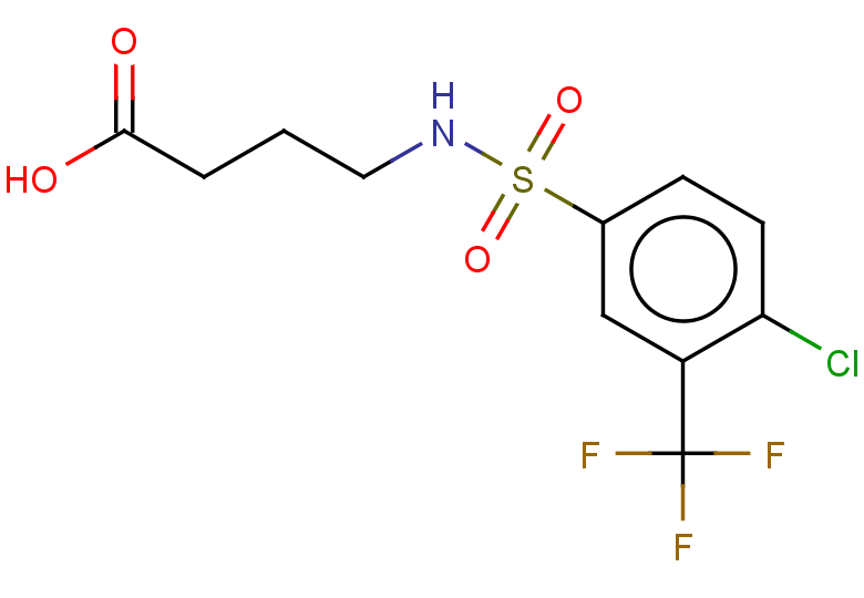 4-[4-chloro-3-(trifluoromethyl)benzenesulfonamido]butanoic acid