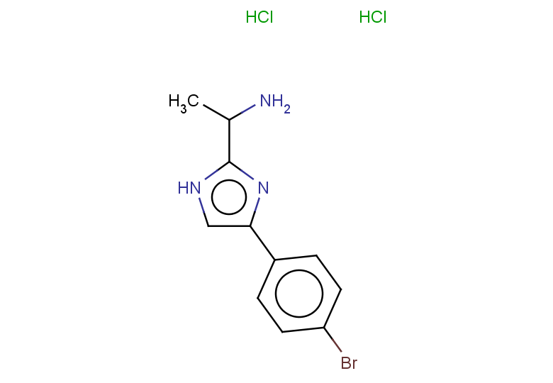1-[4-(4-bromophenyl)-1H-imidazol-2-yl]ethan-1-amine dihydrochloride