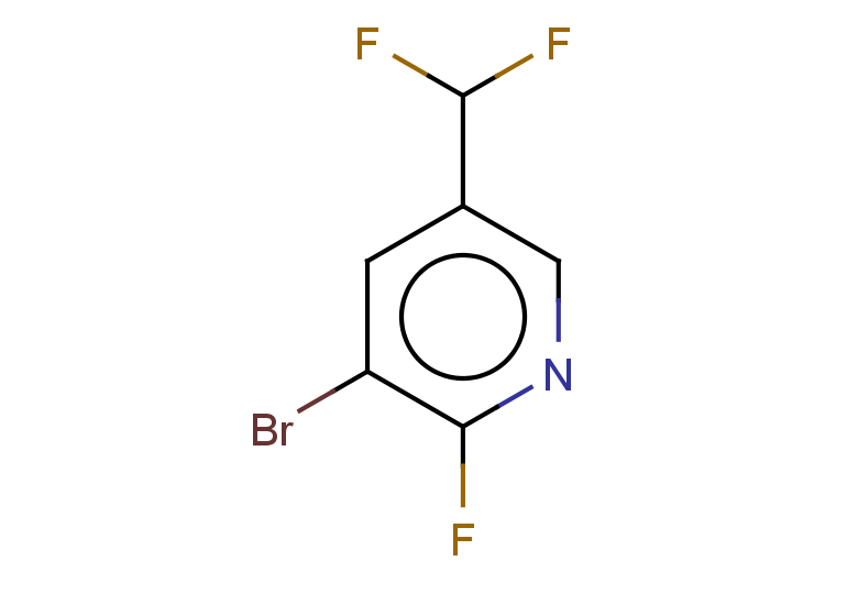 3-bromo-5-(difluoromethyl)-2-fluoropyridine
