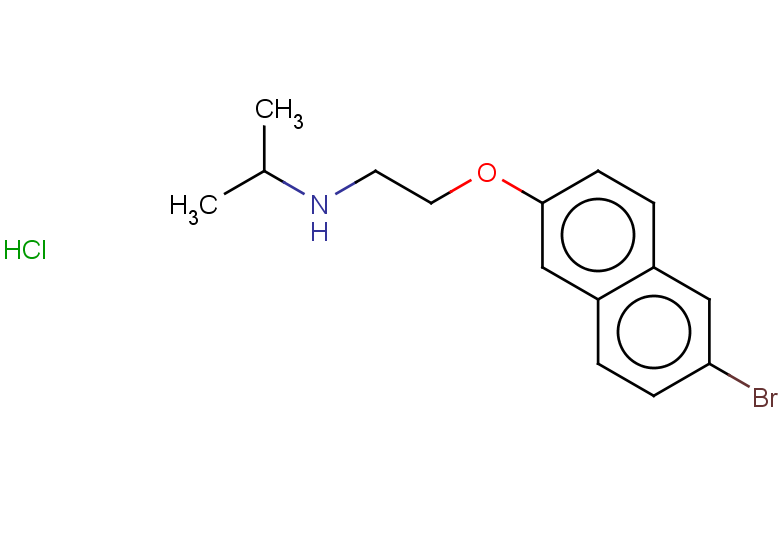 {2-[(6-bromonaphthalen-2-yl)oxy]ethyl}(propan-2-yl)amine hydrochloride