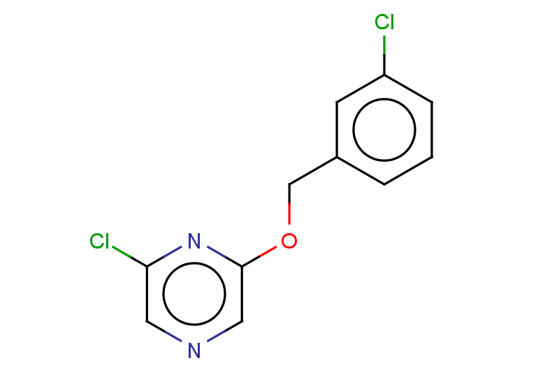 2-chloro-6-[(3-chlorophenyl)methoxy]pyrazine