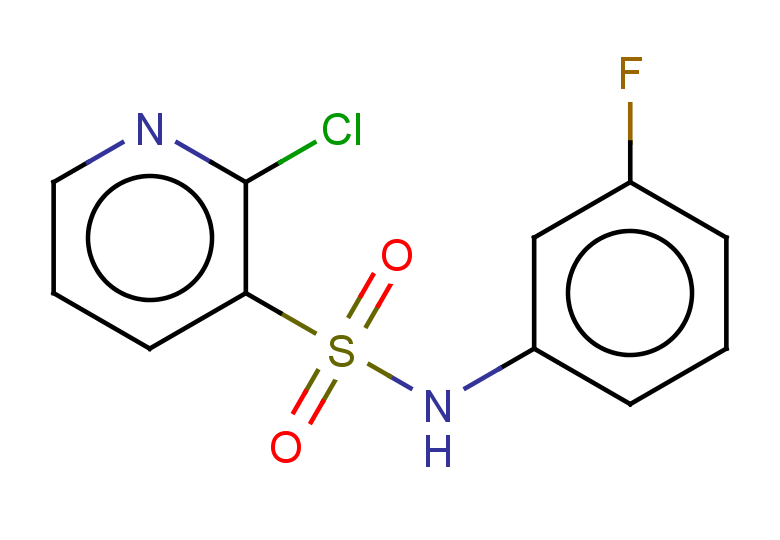 2-chloro-N-(3-fluorophenyl)pyridine-3-sulfonamide