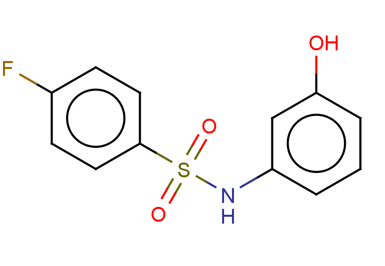 4-fluoro-N-(3-hydroxyphenyl)benzene-1-sulfonamide