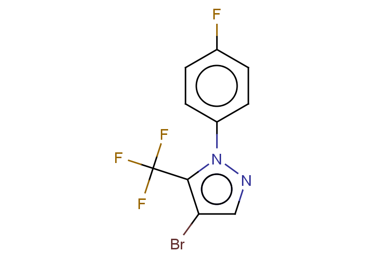 4-bromo-1-(4-fluorophenyl)-5-(trifluoromethyl)-1H-pyrazole