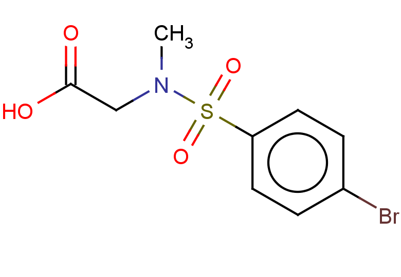 2-(N-methyl4-bromobenzenesulfonamido)acetic acid