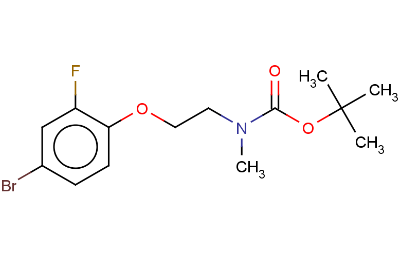 tert-butyl N-[2-(4-bromo-2-fluorophenoxy)ethyl]-N-methylcarbamate