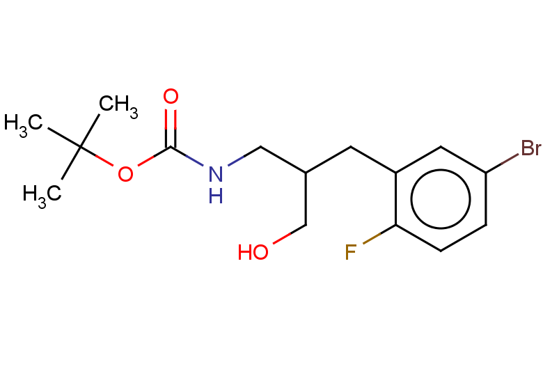 tert-butyl N-{2-[(5-bromo-2-fluorophenyl)methyl]-3-hydroxypropyl}carbamate