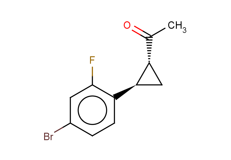 1-[2-(4-bromo-2-fluorophenyl)cyclopropyl]ethan-1-one, trans