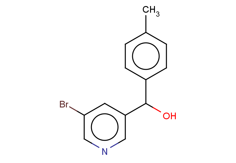 (5-bromopyridin-3-yl)(4-methylphenyl)methanol