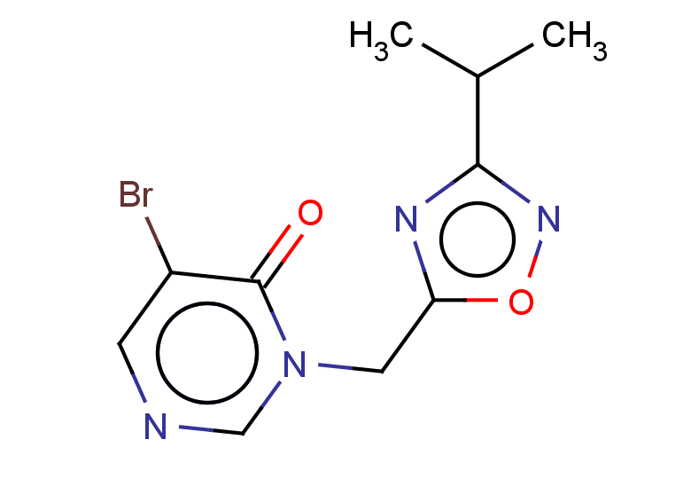 5-bromo-3-{[3-(propan-2-yl)-1,2,4-oxadiazol-5-yl]methyl}-3,4-dihydropyrimidin-4-one