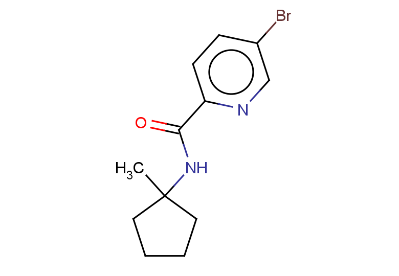 5-bromo-N-(1-methylcyclopentyl)pyridine-2-carboxamide