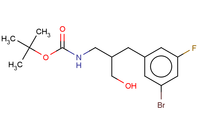 tert-butyl N-{2-[(3-bromo-5-fluorophenyl)methyl]-3-hydroxypropyl}carbamate