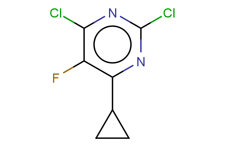 2,4-dichloro-6-cyclopropyl-5-fluoropyrimidine
