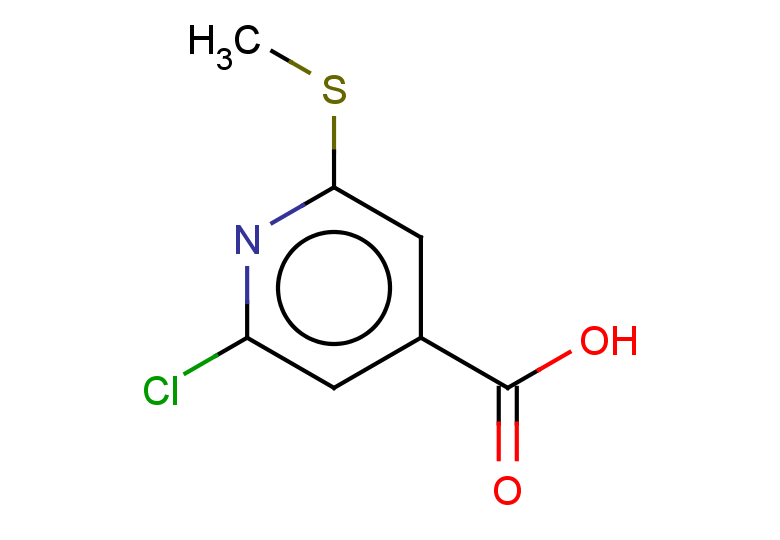 2-chloro-6-(methylsulfanyl)pyridine-4-carboxylic acid