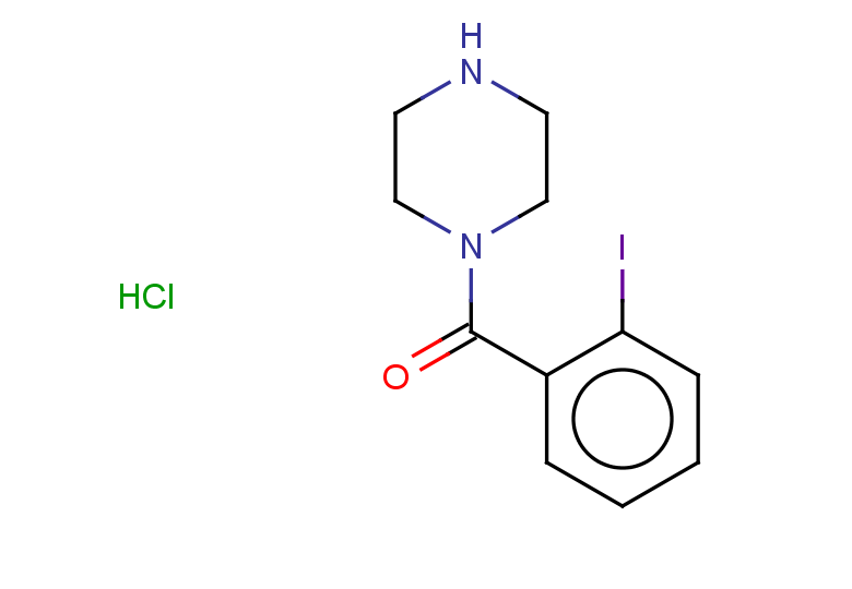 1-(2-iodobenzoyl)piperazine hydrochloride