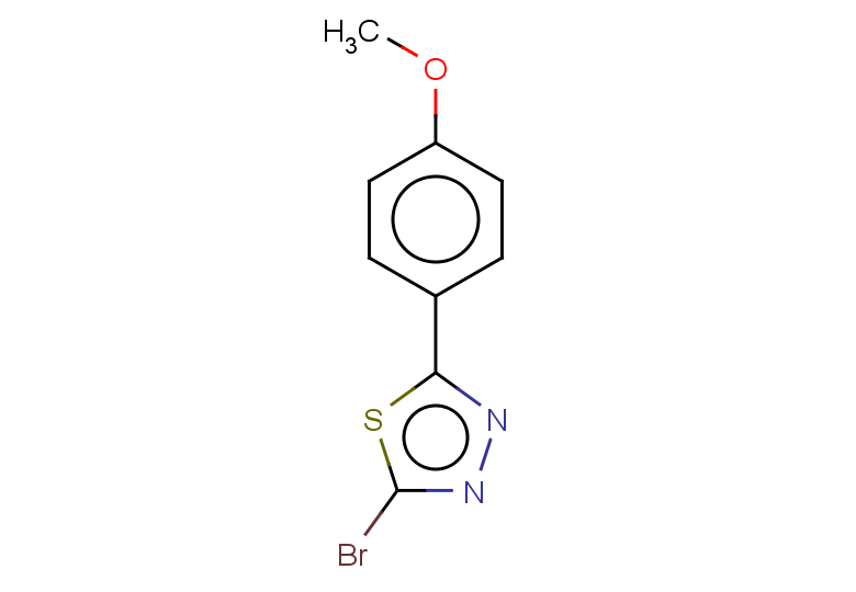 2-bromo-5-(4-methoxyphenyl)-1,3,4-thiadiazole