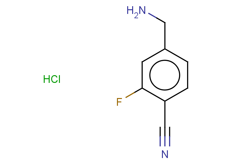 4-(aminomethyl)-2-fluorobenzonitrile hydrochloride