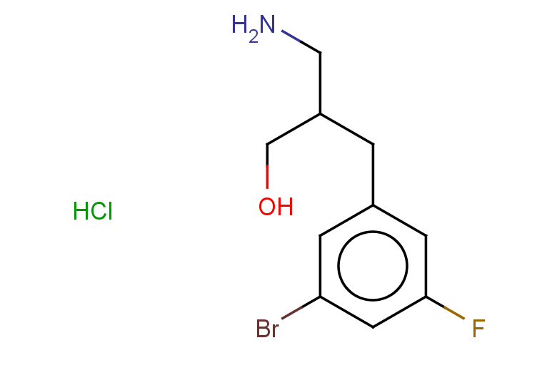 3-amino-2-[(3-bromo-5-fluorophenyl)methyl]propan-1-ol hydrochloride