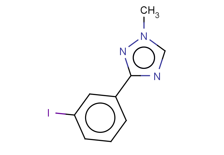 3-(3-iodophenyl)-1-methyl-1H-1,2,4-triazole