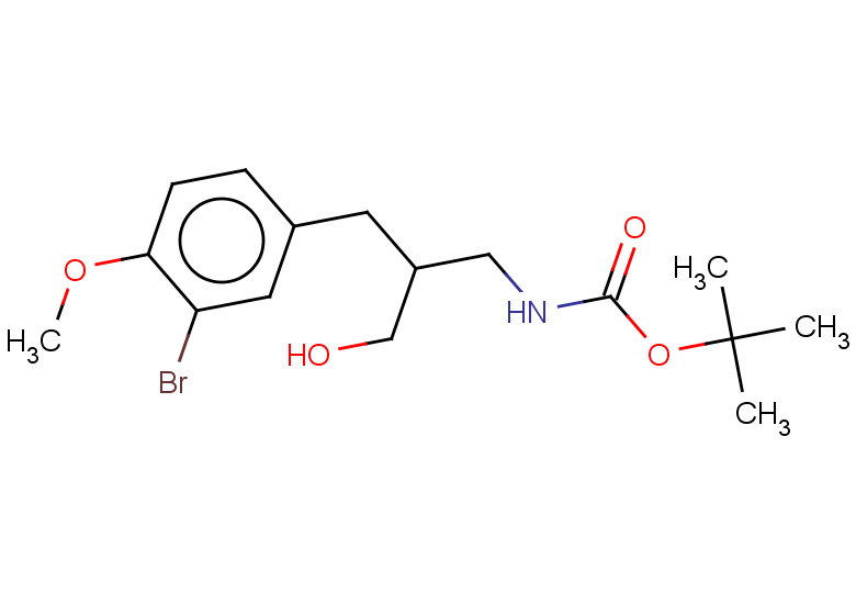 tert-butyl N-{2-[(3-bromo-4-methoxyphenyl)methyl]-3-hydroxypropyl}carbamate