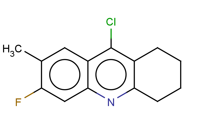 9-chloro-6-fluoro-7-methyl-1,2,3,4-tetrahydroacridine