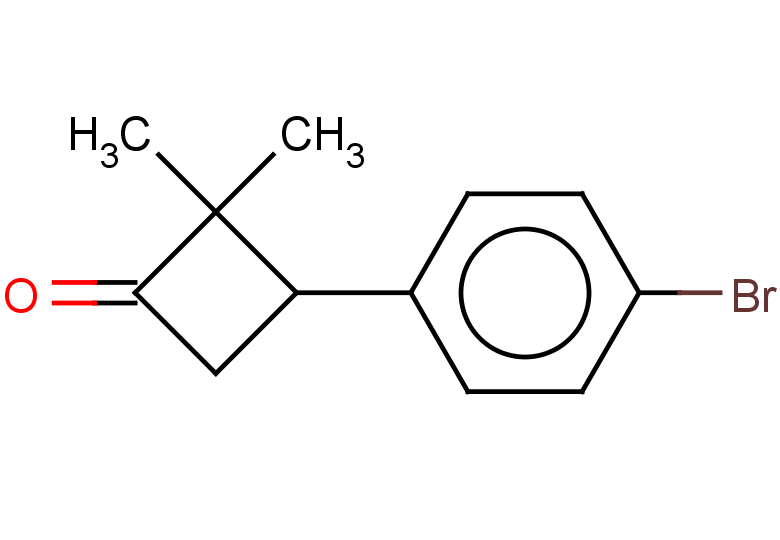 3-(4-bromophenyl)-2,2-dimethylcyclobutan-1-one