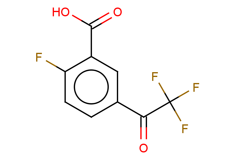 2-fluoro-5-(trifluoroacetyl)benzoic acid